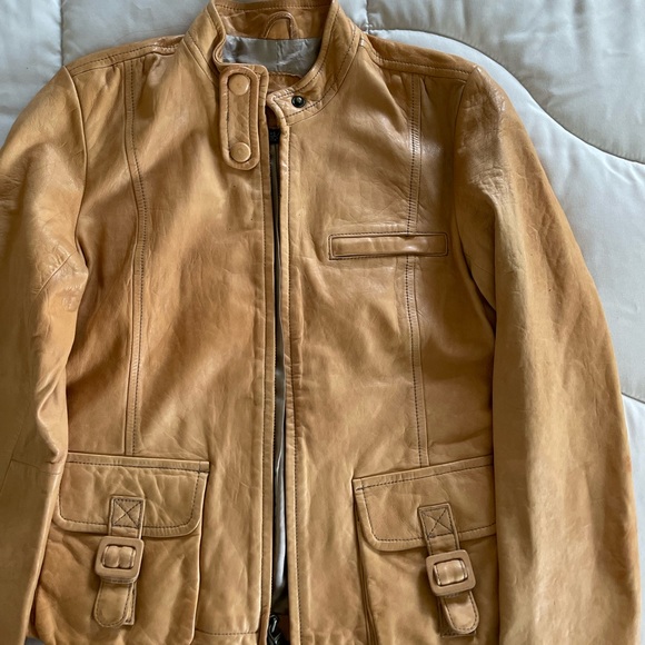 Leather Jacket XS Banana Republic - Picture 2 of 8